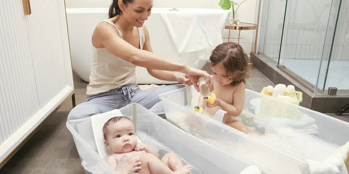 Stokke Flexi Bath White + Newborn Support & Flexi Bath Bundle