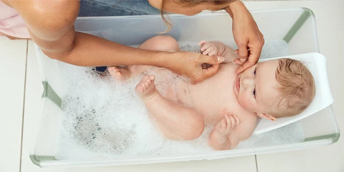 Stokke Flexi Bath White + Newborn Support & Flexi Bath Bundle
