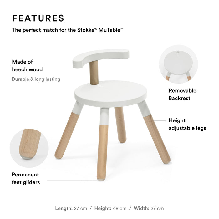 Stokke Mutable Chair V2 White