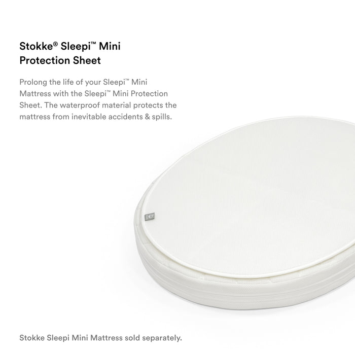 Stokke Sleepi Mini Protection Sheet White