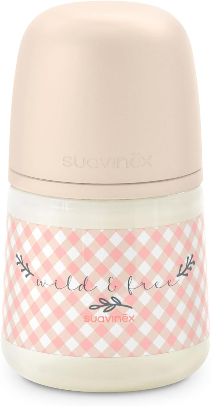 Suavinex Polypropylene Silicone Feeding Bottle (Wild & Free, 150ml)