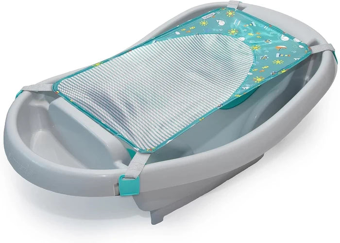 Summer Infant Comfy Clean Deluxe Newborn to Toddler Baby Bathtub (0-24 Months)