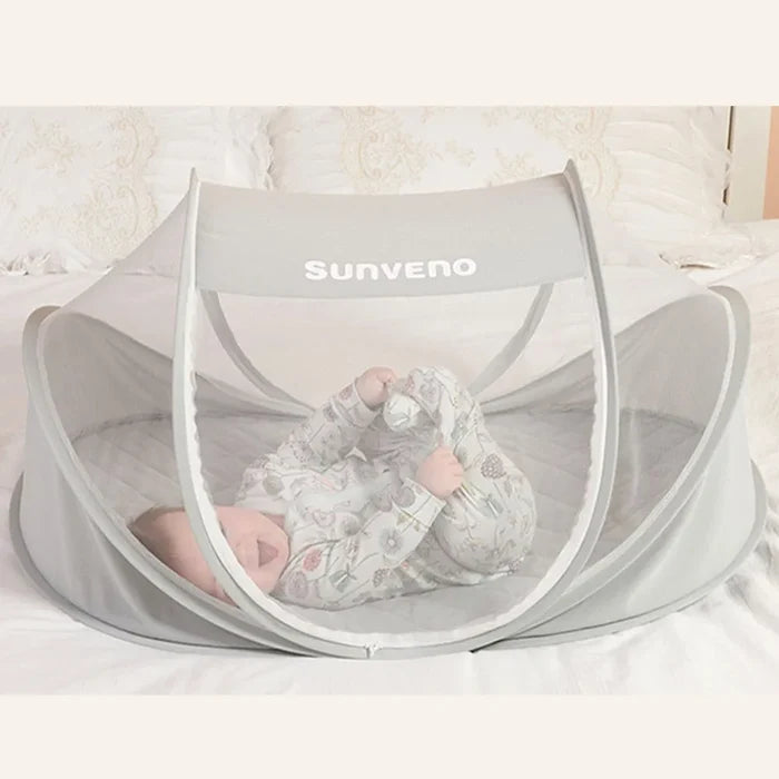 Sunveno Portable Baby Bed With Mosquito Net