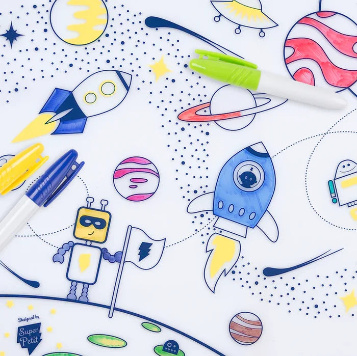 Super Petit Colouring Playmat Artiste Collection