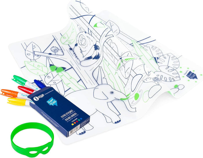 Super Petit Colouring Playmat Wildlife Collection