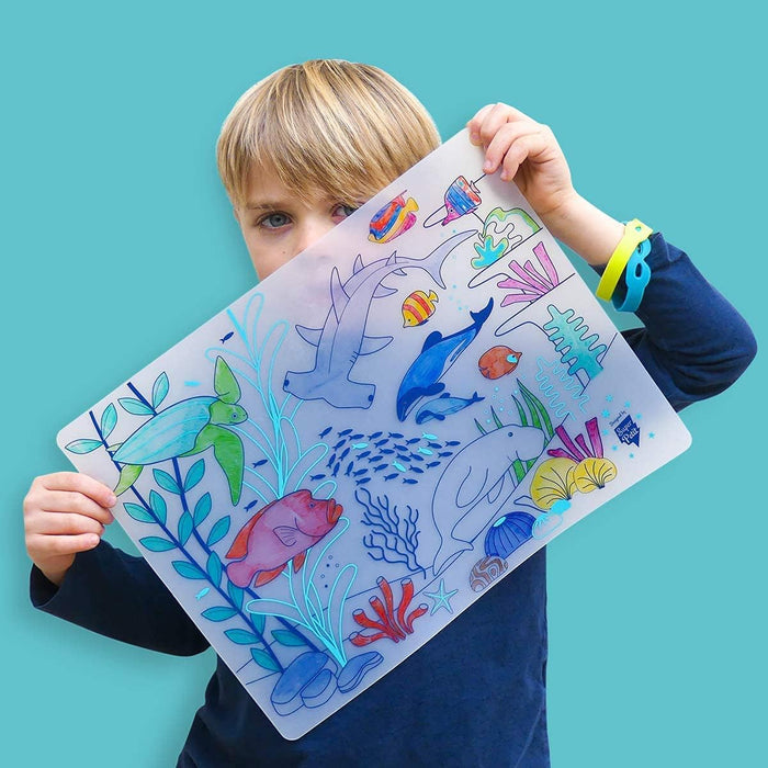 Super Petit Colouring Playmat Wildlife Collection