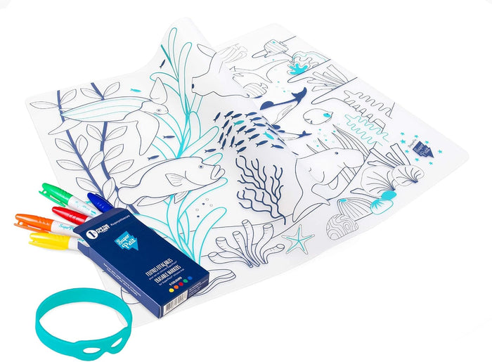 Super Petit Colouring Playmat Wildlife Collection