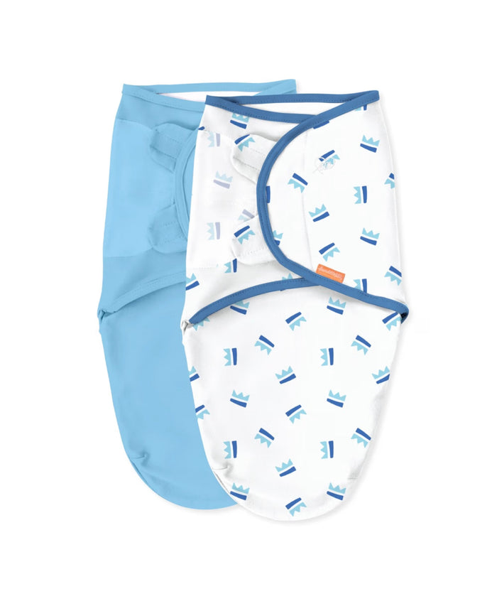 Swaddle Me Swaddle 0.3 Tog Crown Small 2 Pack