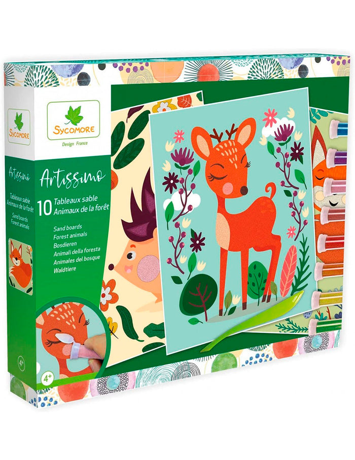 Sycomore 10 Sand Boards (Forest Animals)