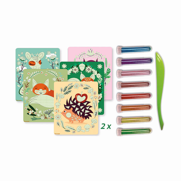 Sycomore 10 Sand Boards (Forest Animals)