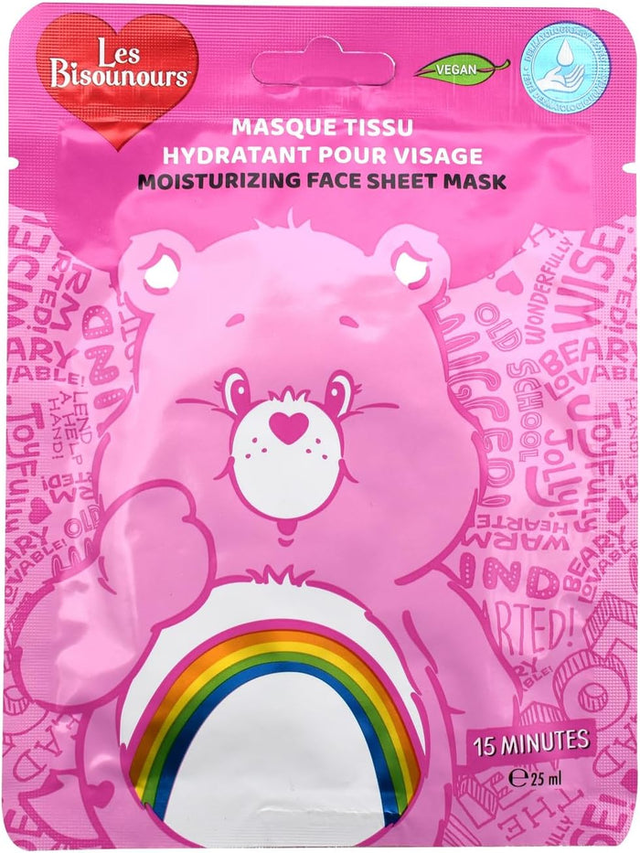 Take Care Masque Tissu Visage Hydratant - Bisounours (Care Bears)