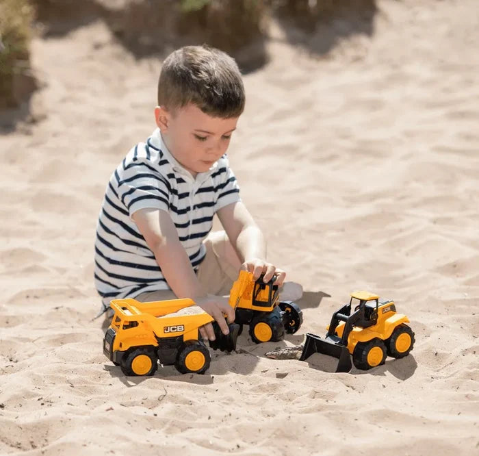 Teamsterz JCB 7" Tough Trucks - Pack of 3
