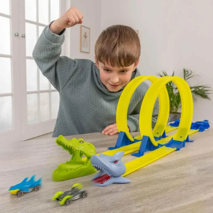 Teamsterz Turbo City Swamp Attack with 2 Cars