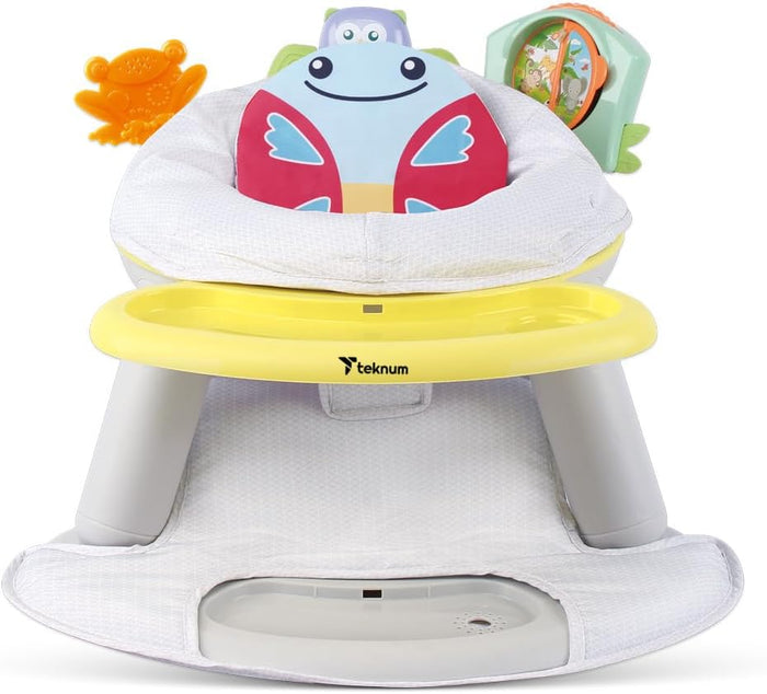 Teknum 2 In 1 Dining Chair Toddler Play Seat With Pedal Piano (Butterfly)