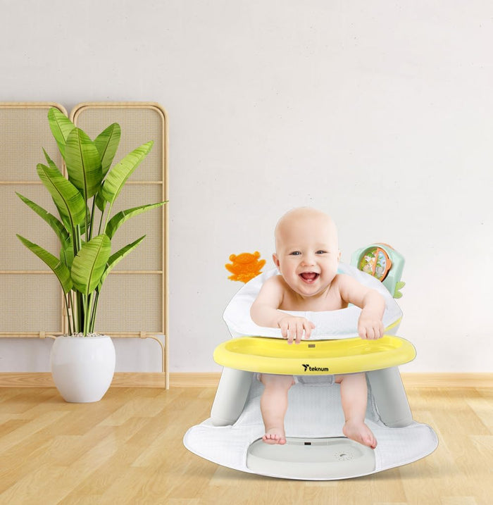 Teknum 2 In 1 Dining Chair Toddler Play Seat With Pedal Piano (Butterfly)