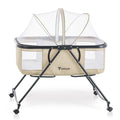 Teknum 3-in-1 Baby Cot, Cradle With Mosquito Net – Ivory