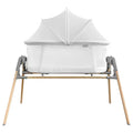 Teknum 3-in-1 Baby Cradle Bassinet With Mosquito Net – White.
