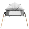 Teknum 3-in-1 Baby Rocker Bassinet With Mosquito Net – Grey