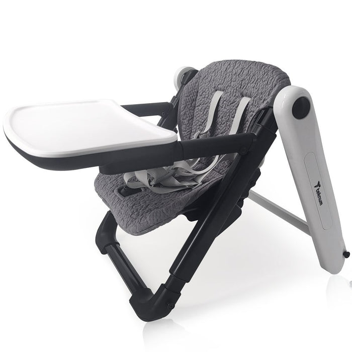 Teknum 3 In 1 Kids Foldable Dining Booster Chair (Grey)