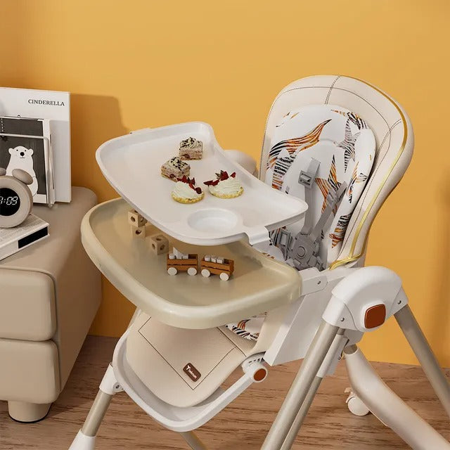Teknum 5-in-1 Convertible Swing And High Chair – Ivory