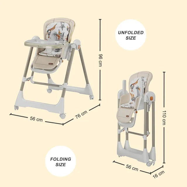 Teknum 5-in-1 Convertible Swing And High Chair – Ivory