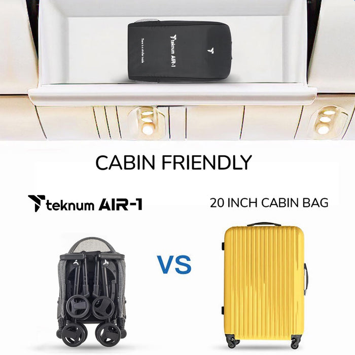 Teknum Air 1 Travel Stroller With Carry Backpack