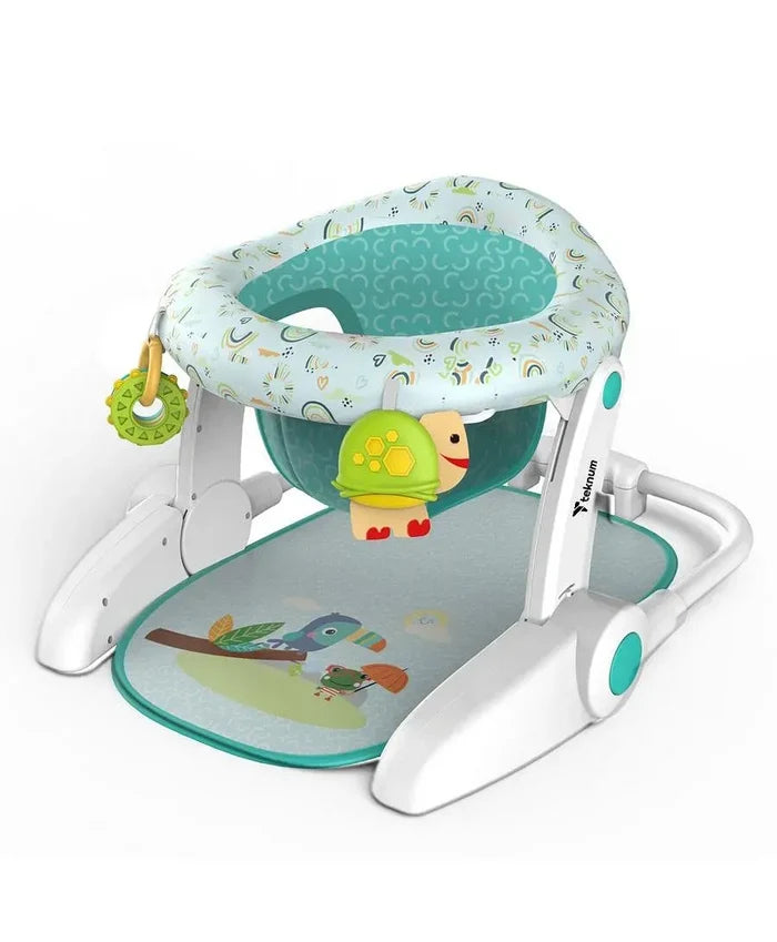 Teknum Baby Portable Dining Feeding Chair and Recliner Activity Chair (Green)