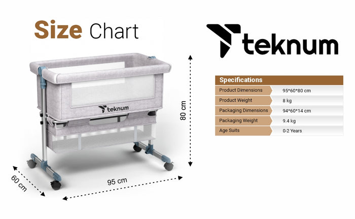 Teknum Bedside Crib