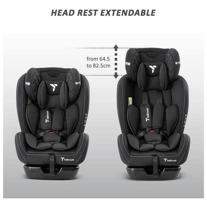Teknum Evolve 2 Car Seat (Black, 0-12yrs)