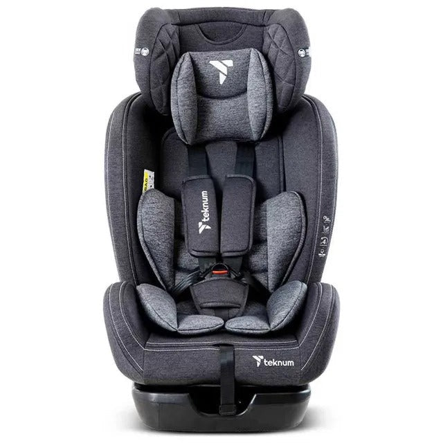 Teknum Evolve 2 Car Seat & Men's Diaper Handbag Set – Dark Grey
