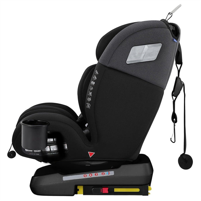 Teknum Evolve 360° Car Seat 0-12yrs with Isofix (Dark Grey)