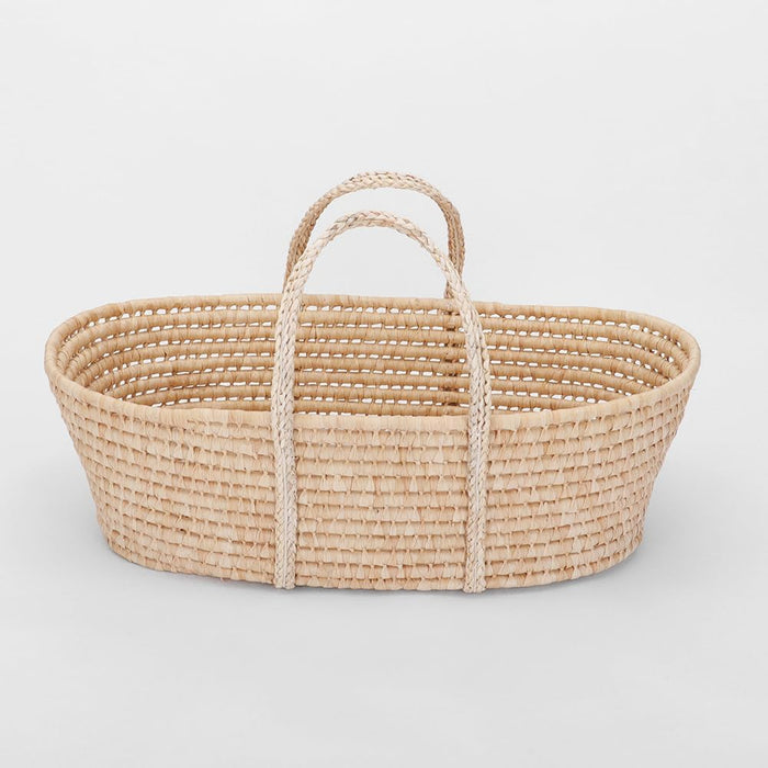 Teknum Moses Basket with Waffle Beddings and Mattress