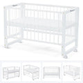 Teknum Prism 4-in-1 Convertible Crib with Mattress – White