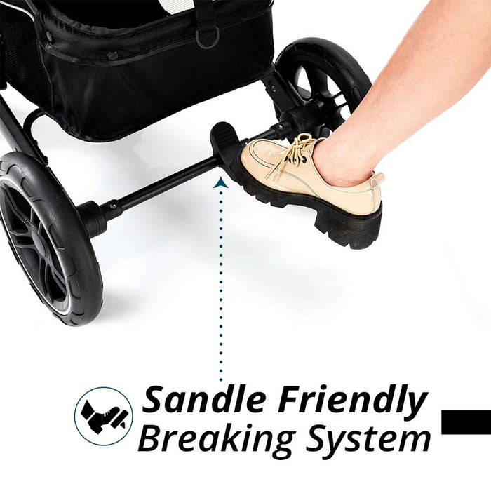 Teknum Reversible Moon Walk Stroller (Black)