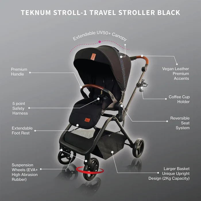 Teknum Stroll 1 Reversible Travel Stroller