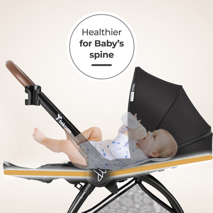 Teknum Stroll 2 Reversible Travel Stroller (Black)