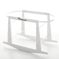 Teknum Wicker Pod Moses Basket Rocker Stand – White
