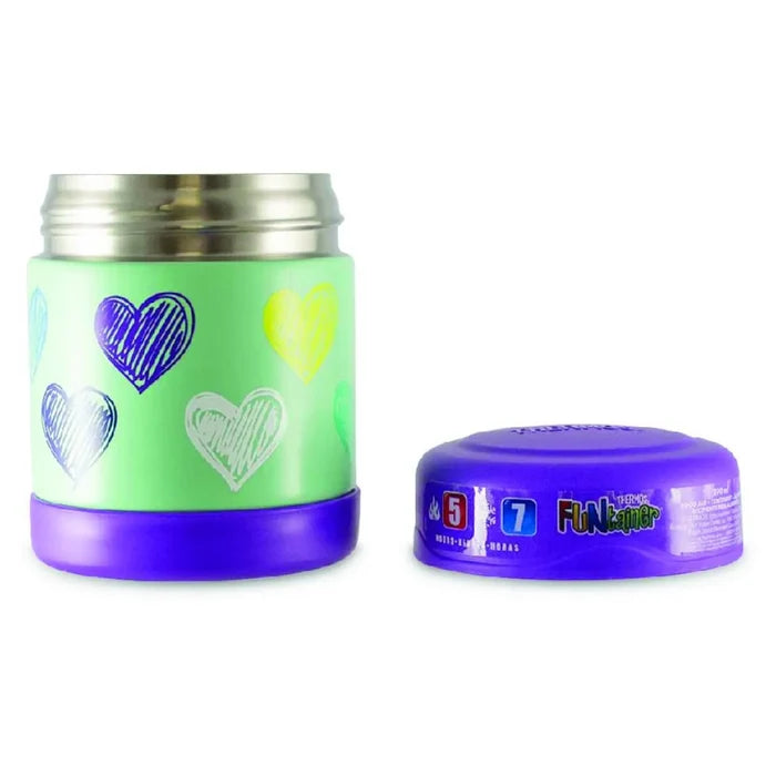 Thermos  Funtainer Stainless Food Jar - Hearts (290ml)