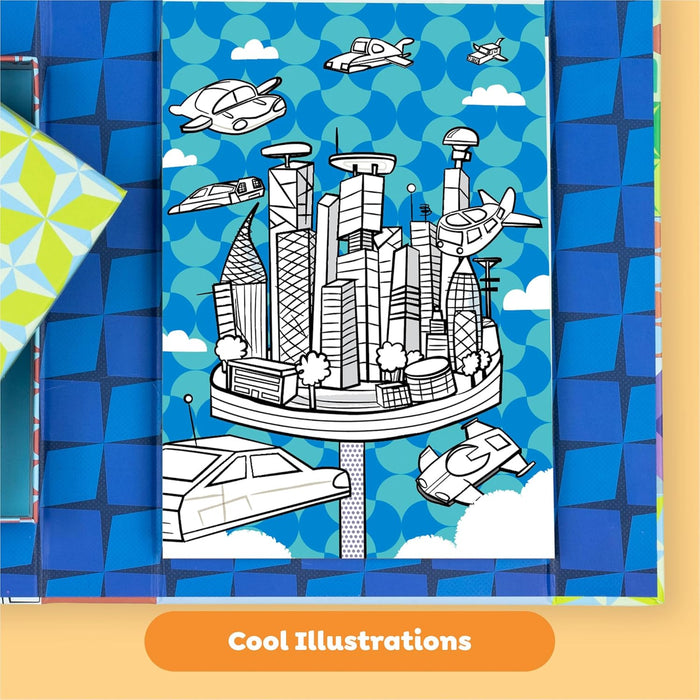 Tiger Tribe 3D Colouring Set Sci-Fi Fun
