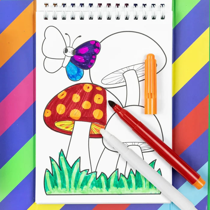 Tiger Tribe Colour Change Colouring Set Garden Friends