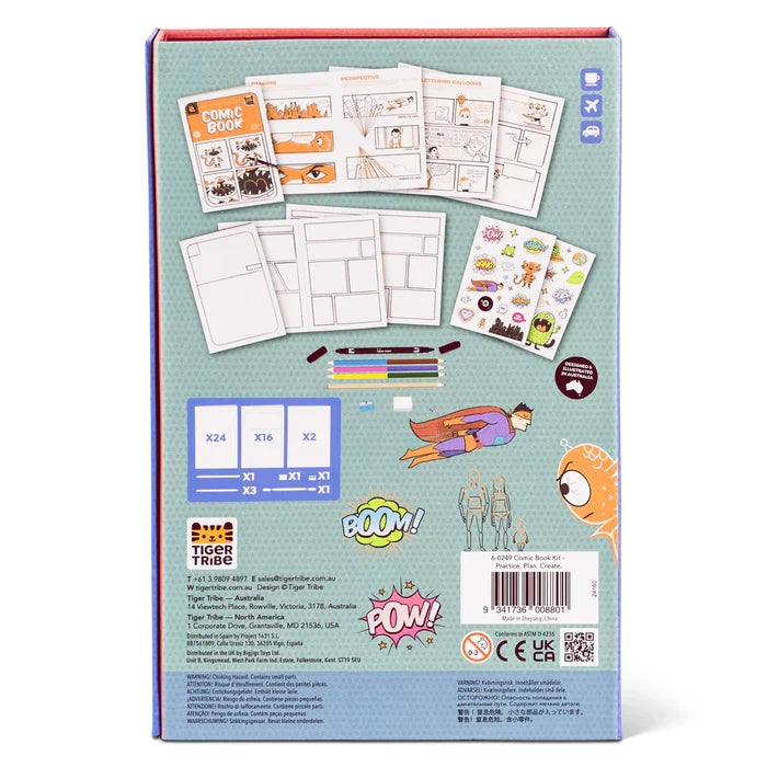 Tiger Tribe Comic Book Kit