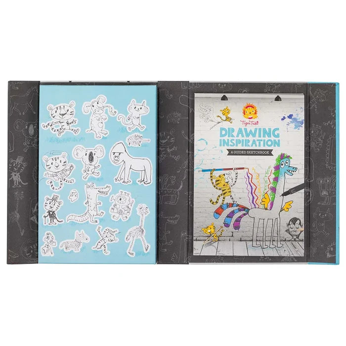 Tiger Tribe Drawing Inspiration - A Guided Sketchbook
