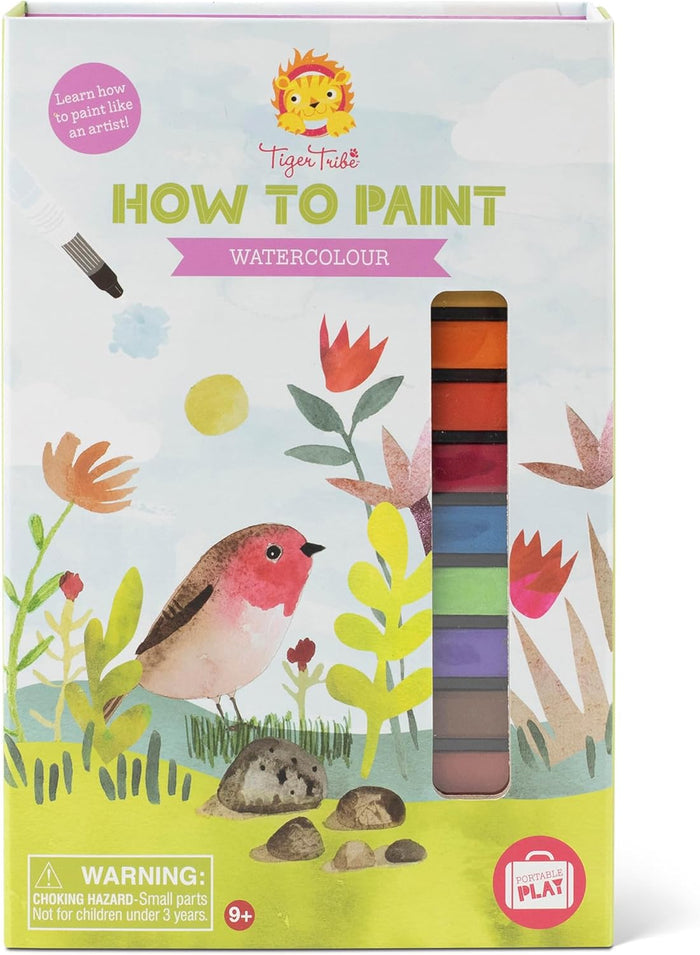 Tiger Tribe How to Paint Watercolour