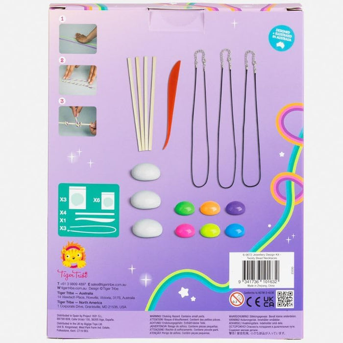 Tiger Tribe Jewellery Design Kit Twisty Beads Necklaces
