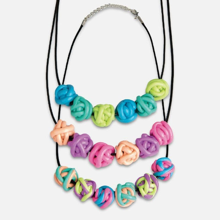 Tiger Tribe Jewellery Design Kit Twisty Beads Necklaces