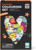 Tiger Tribe Neon Colouring Set Glow Friends