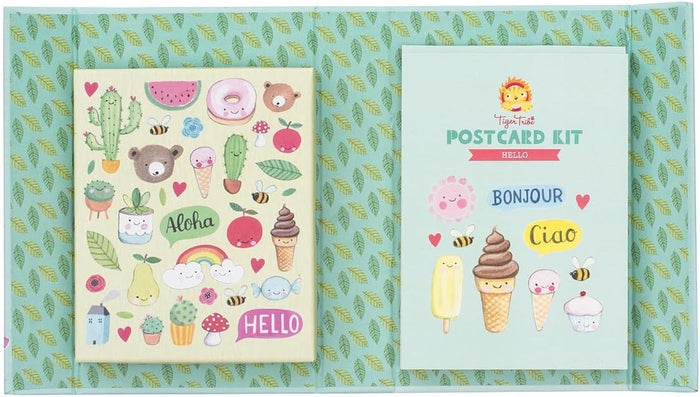 Tiger Tribe Postcard Kit Hello