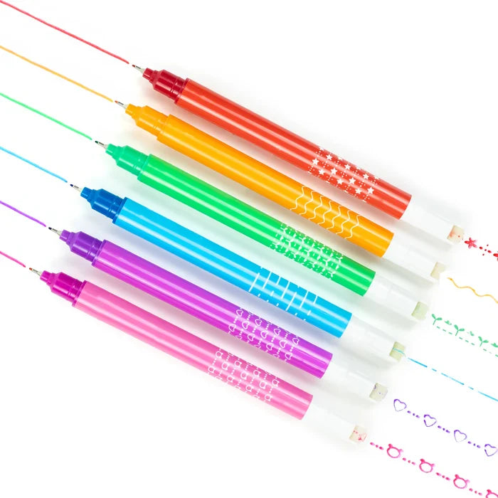 Tiger Tribe Roller Pattern Pens