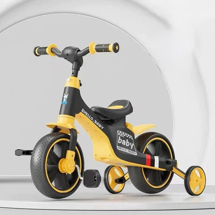 Tobbi Kids  Orbic Kids 3 In1 Tricycle With Parent Push Handle (Orange)