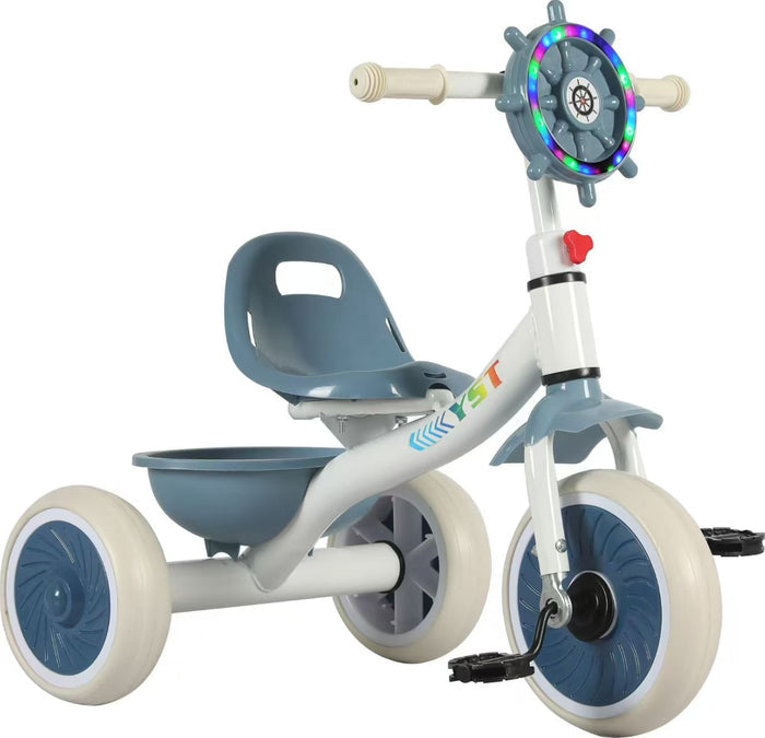 Tobbi Kids Orbic Kids Tricycle With Music And Lights (Blue)